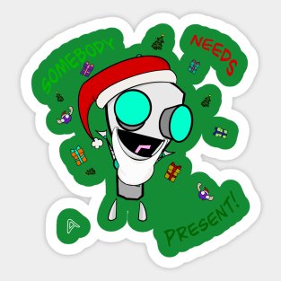 Santa Gir Sticker